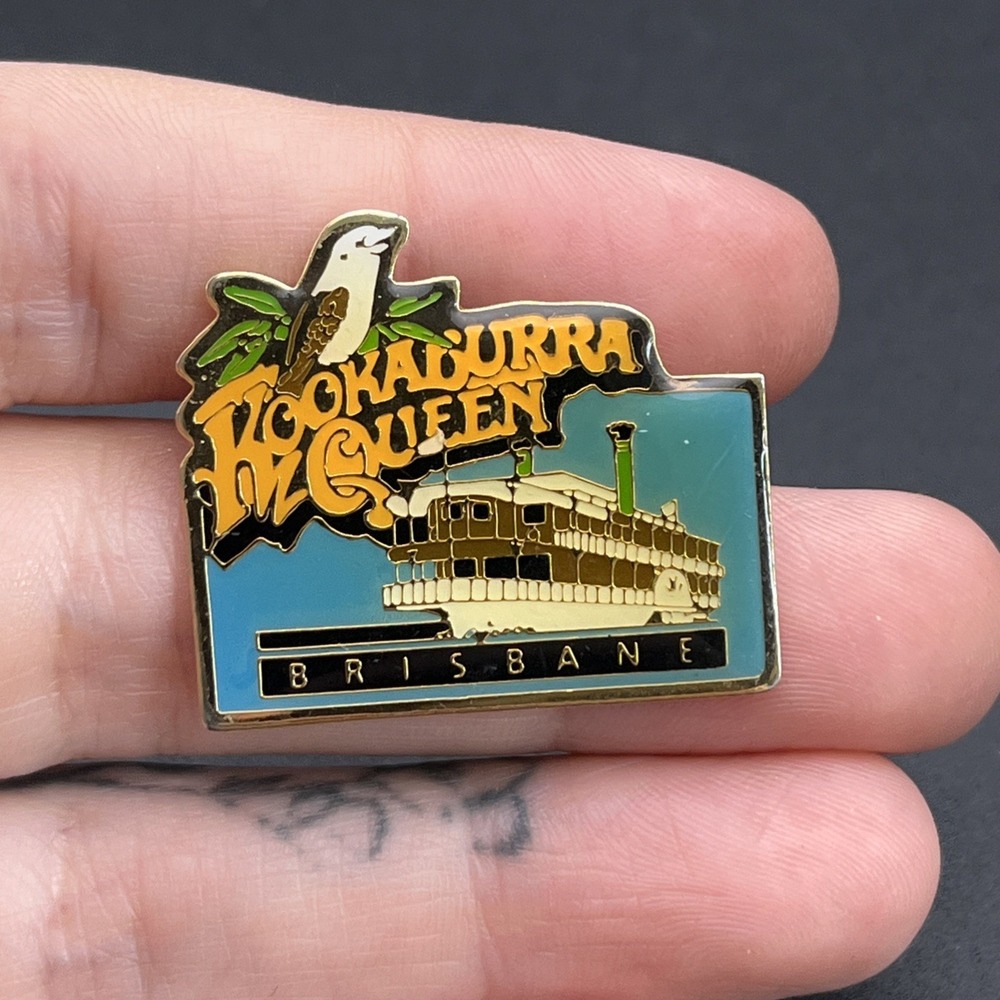 Kookaburra Queen Brisbane Australia‎ Ferry Boat Lapel Hat Pin